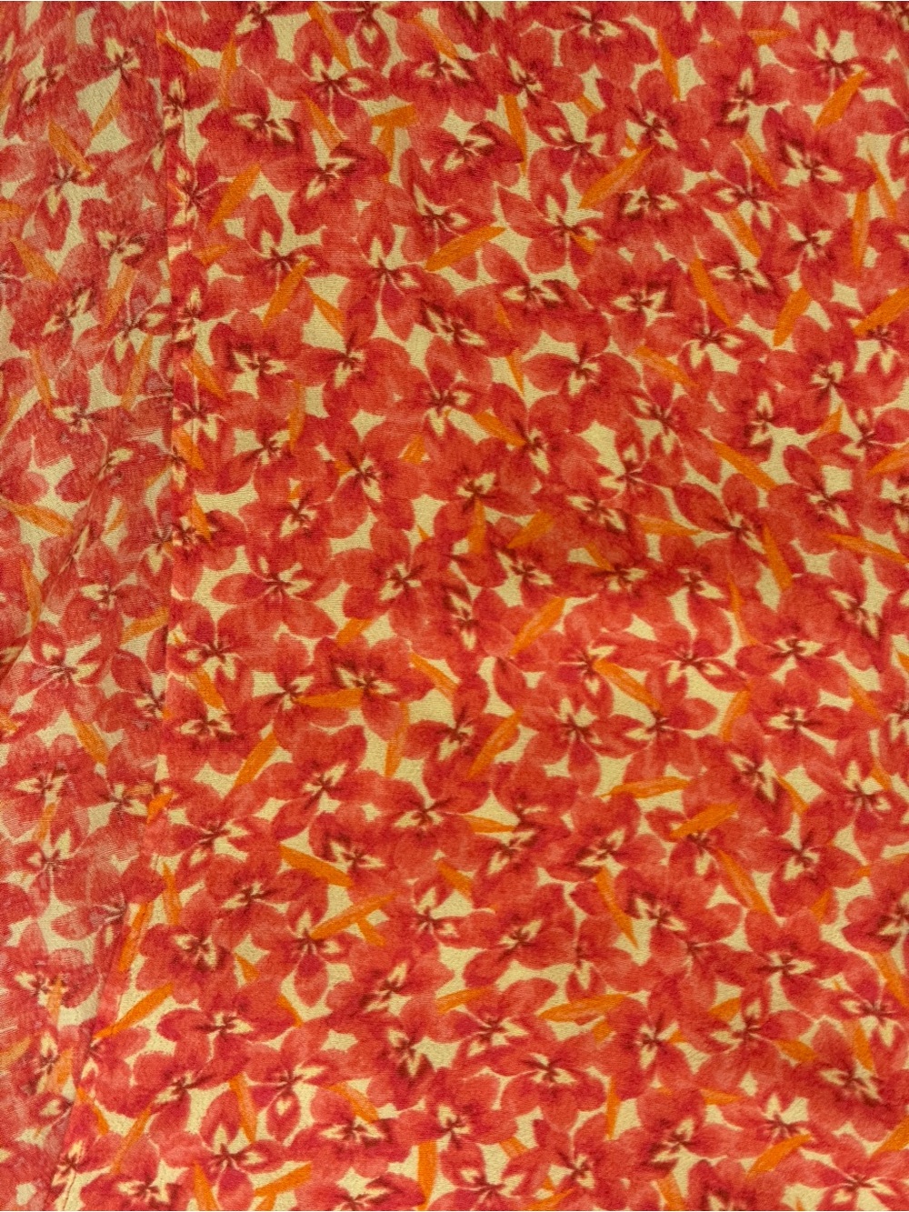 H&M Pink and White Floral Skirt with Slit - Picture 3 of 4